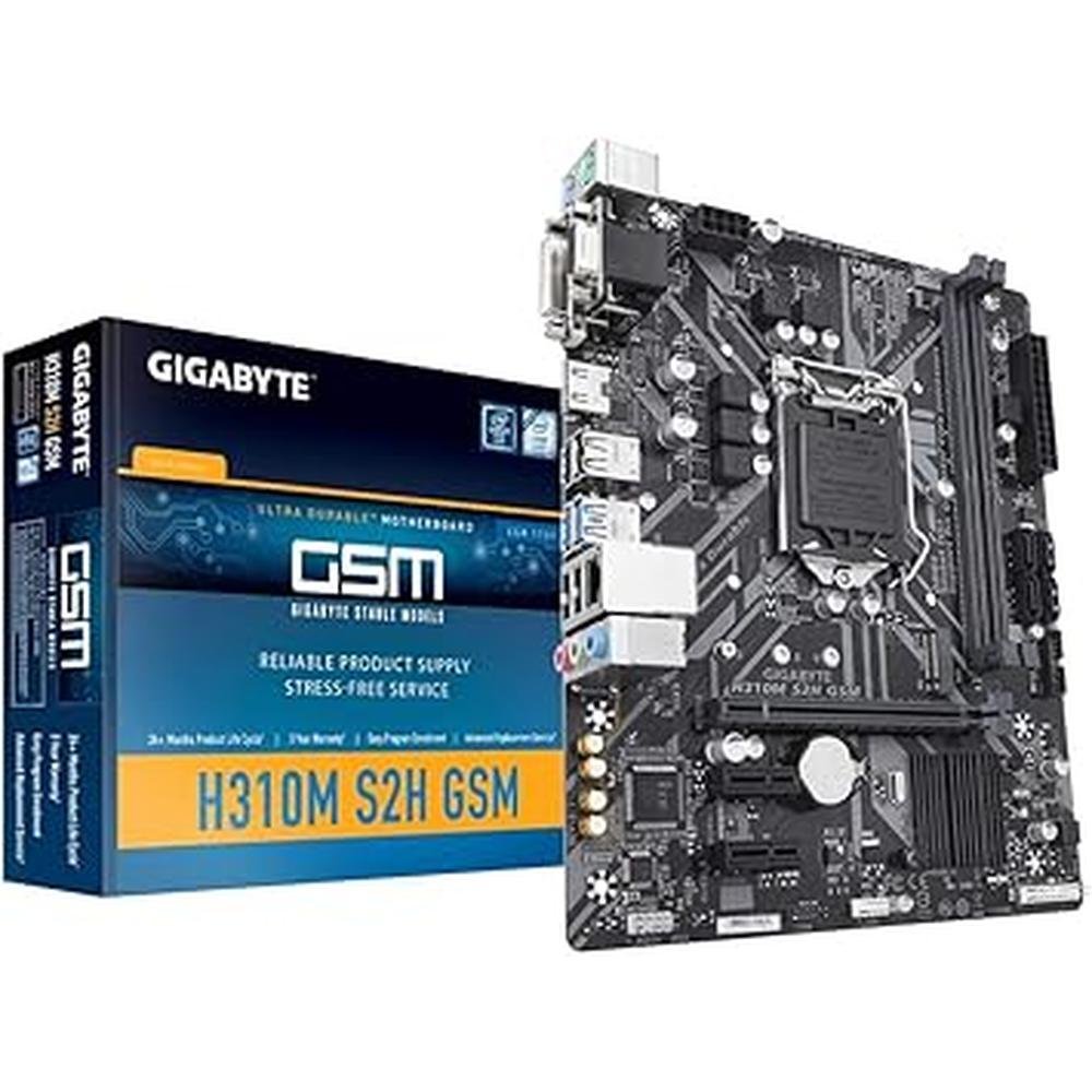 Gigabyte LGA1151 H310M S2H GSM Micro ATX Motherboard Ultra