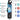 Sendestar Water Bottle | Sendestar Water Bottle 24Oz Double Wall Vacuum Insulated Leak Proof Stainless Steel Sports Water Bottle Wide Mouth With New Flex Straw Lid Spout Lid Deep Blue Black