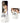 2025 Upgraded Auto Face Tracking Phone Holder with Remote, AFARER 360Rotation Tracking, 360Tripod Body face Smart Shooting Gesture Control Moving Tripod for Phone Video,Vlog No APP- White_White_1