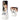 2025 Upgraded Auto Face Tracking Phone Holder with Remote, AFARER 360Rotation Tracking, 360Tripod Body face Smart Shooting Gesture Control Moving Tripod for Phone Video,Vlog No APP- White_White_1
