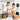 2025 Upgraded Auto Face Tracking Phone Holder with Remote, AFARER 360Rotation Tracking, 360Tripod Body face Smart Shooting Gesture Control Moving Tripod for Phone Video,Vlog No APP- White_White_871