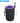 Patikil Camera Lens | Patikil Camera Lens Bag 2 Pcs 3 7 Id X 7 1 H Cylindrical Drawstring Lens Pouch With Thick Protective Neoprene Lens Case For Dslr Camera Lens Water Coffee Cups Black Purple