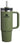 Stanley Quencher H2.0 Tumbler with Handle and Straw 30 oz | Flowstate 3-Position Lid | Cup Holder Compatible for Travel | Insulated Stainless Steel Cup | BPA-Free | Dried Pine