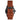 Stuhrling Original Men's Dress Watch Winchester Automatic Self-Wind Skeleton Rubber Strap (Light Brown)