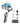 FUNSNAP Capture5 Gimbal Stabilizer for Smartphone, Magnetic AI Tracker Fill Light Remote Control 500g Payload, 3-Axis Phone Gimbal for Android & iPhone 16 15 Pro Max for Video Recording
