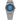 Orizontime Pagani Design Watches for Men, Ultra-Thin Men Dress Watch, 37mm Sapphire Crystal, 316L Stainless Steel, 100m Water Resistant, Gold (Silver Blue)