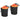 Patikil Camera Lens | Patikil Camera Lens Bag 2 Pcs 3 3 Id X 5 5 H Cylindrical Drawstring Lens Pouch With Thick Protective Neoprene Lens Case For Dslr Camera Lens Water Coffee Cups Black Orange