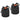 Patikil 2 Pcs | Patikil 2 Pcs 3 Id X 3 9 H Drawstring Neoprene Lens Pouch Black Orange Camera Lens Case Dslr Lens Protection Waterproof Shockproof Wear Resistant