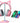 New Bee Rgb | New Bee Rgb Headphone Stand With 1 Usb C Charging Port And 1 Usb Charging Port Desk Gaming Headset Stand With 7 Light Modes And Non Slip Rubber Base Suitable For All Earphone Accessories Pink 