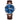 Taxau Brown Leather Strap Mens Watches Bule Big Face Men's Watch with Numbers Analog Leather Band Watch for Men Fashion Waterproof Men's Wrist Watch Date and Day Business Relojes para Hombres