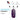 Fenifox Bluetooth Mouse | Fenifox Bluetooth Mouse Slim Whisper Quiet Mini Flat Portable Mobile Mice Rechargeable Compatible With Laptop Pc Android Windows Tablet Purple 