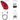 Vassink Ergonomic Rechargeable | Vassink Ergonomic Rechargeable Wireless Mouse 2 4Hz Rechargeable Wireless Vertical Optical Mice With Usb Receiver 6 Buttons 800 1200 1600 Dpi Red