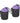 Patikil Camera Lens | Patikil Camera Lens Bag 2 Pcs 3 Id X 3 9 H Cylindrical Drawstring Lens Pouch With Thick Protective Neoprene Lens Case For Dslr Camera Lens Water Coffee Cups Black Purple