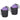 Patikil Camera Lens | Patikil Camera Lens Bag 2 Pcs 3 Id X 3 9 H Cylindrical Drawstring Lens Pouch With Thick Protective Neoprene Lens Case For Dslr Camera Lens Water Coffee Cups Black Purple