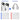 Hgcxing Usb Headphones | Hgcxing Usb Headphones For Pc Laptop 7 5Ft Wired Earbuds Computer Headset With Mic Volume Control Mute Lightweight Noise Canceling In Ear Corded Gaming Earphones For Macbook Pro Office Zoom School