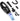Car Vacuum Portable Cordless, Handheld Vacuum Cleaner High Power for Wet and Dry, USB Rechargeable Lightweight Cordless Vacuum, 0.45L Capacity Storage Bag,for Car/Stairs/Pet Hair(Black Silver)