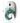 Kawaiimouse Optical 2 | Kawaiimouse Optical 2 4G Wireless Mouse Teal Peacock Feather Painting Bird