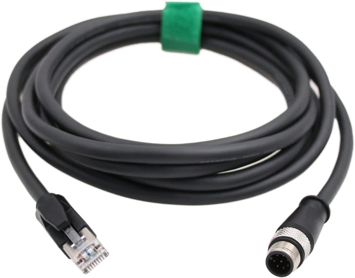 Che Reader HangTon M12 Ethernet Cable for Cognex Vision Camera Barcode Reader Che ...