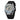 WENFVVIN Men's Vintage Watch Automatic Clock Fashion Luxury Steampunk Skeleton Leather Strap Wrist Watch (Silver)