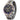 Heyssen Watches for Men Stainless Steel: Dress Watch for Mens Quartz Analog Wrist Luxury Black Metal Tone Blue Dial Big Classic Diver Waterproof Chronograph Black Face Business Man Gift
