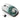 Kawaiimouse Optical 2 | Kawaiimouse Optical 2 4G Wireless Mouse Teal Peacock Feather Painting Bird