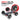 Vidpro Sk 22 | Vidpro Sk 22 Professional Skater Dolly Rolling Slider For Dlsr Cameras Camcorders Ideal For Low Level Shooting Panning 25 Lbs Capacity Smooth Rubber Wheels 7 Mounting Points Extendable Handle