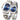 yunanwa Valentines Couple Pair Watches Men and Women Luminous Calendar Waterproof Gold Silver Stainless Steel Quartz Watch Blue Face his and Hers Watches Set Lovers Set of 2 (Blue)