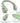 CIVPOWER Neck Fan: Portable Personal Neck Cooling Rechargeable Bladeless Fan - Hands Free 3 Speed 4000 mAh Battery USB Operated Wearable Headphone Design - Gift for Men Women Outdoor (Light Green)