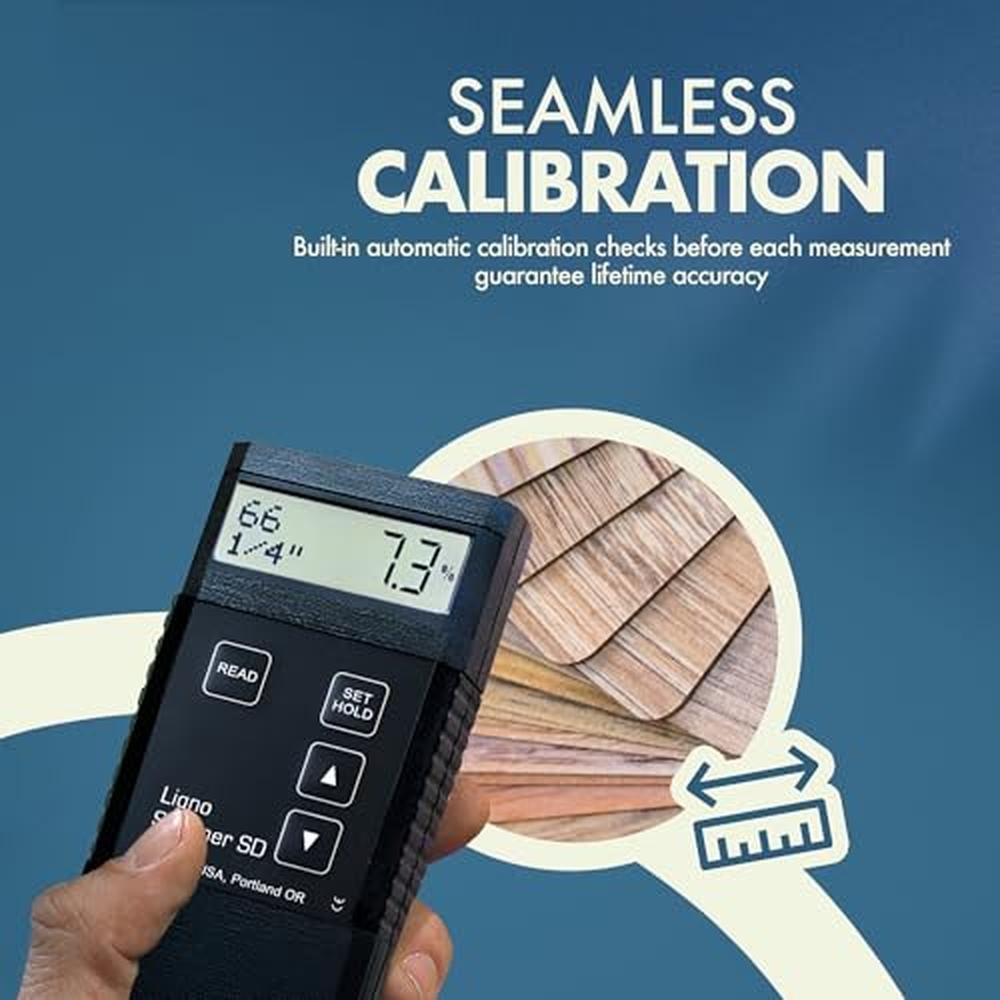 Moisture Meter for Wood Lignomat Ligno Scanner SD Pinless Moisture