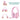 Meedasy Kids Adults Over-Ear Gaming Headphone for Xbox One, Bass Surrounding Stereo, PS4 Gaming Headset with Microphone and Volume Control for Laptop, PC, Wired Noise Isolation (Pink)