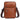 Hebetag Leather Shoulder Bag Messenger Pack for Men Women Travel Business Crossbody Pouch Briefcase Wallet Satchel Sling Chest Bags Brown