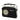 ByronStatics Black AM FM Radio - Small Portable Radios Vintage/Retro with Headphone Jack, Large Analog Rotary Tuning Dial - Power Plug or 4 x 1.5V AA Battery