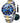 Olevs Watches For | Olevs Watches For Men With Date Luxury Big Face Waterproof Mens Wristwatch Analog Dress Two Tone Stainless Steel Man Watch Luminous Relojes De Hombre Calendar Green Blue Black Dial