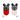 DecoLife Cute Handheld Mini USB Fan, Rechargeable Portable Fan, 3 Adjustable Speeds and Wearable Accessories, Pocket Size for Indoor Or Outdoor Activities, 2 Pack (Red Pink)