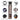 Suttik Ornate Hair Clippers for Men, Cordless Edgers Clippers Professional Hair Beard Trimmer for Barber Pro Zero Gapped T-Blade Trimmer with LCD Display, Rose Gold