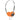 Koss X Retrospekt | Koss X Retrospekt P 21 Retro On Ear Headphones Retro Orange Foam Adjustable Headband Wired 3 5Mm Plug Orange Black And Silver