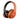KOMPSEN Adult Noise Cancelling Headphones, Foldable Over Ear Wireless Bluetooth Headphones with Microphone Deep Bass for Cellphone PC Class Game Office Home Travel-Orange
