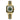 Diella Luxury Women Rectangle Dress Wrist Watch, Automatic Mechanical Watches for Women with Self Winding Jade & Stainless Steel, Roman Numerals Analog with Date, Waterproof (Model:AD6027L)