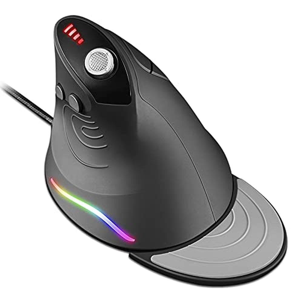 TRELC Gaming Mouse with 5 D Rocker, Ergonomic Mouse with 10000 DPI/12 ...