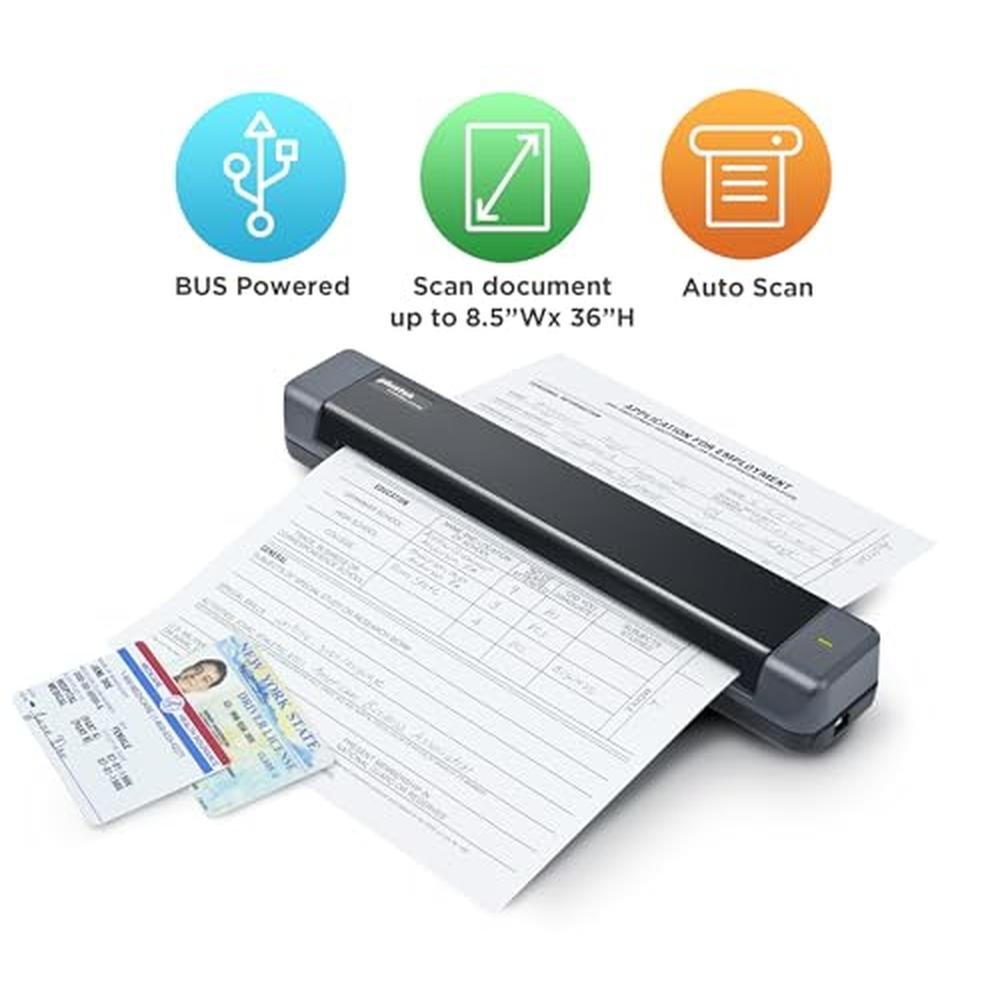 Player Soft Scanner Scanner Plustek | Plustek Mobile Scanner S410 Plus Portable Sheet-Fed ...