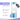 LevelUpWay 2025 Hydrogen Water Bottle Generator Up to 2500 PPB Pure Hydrogen Water Dual Chamber SPE PEM Technology Blue Enhanced Hydration Solution