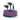 URIZONS Colorful Fun in-Ear Wired Earbuds Headphones - Braided Earphones with Microphone for Cell Phones MP3 Laptop Tablets Fabric Braided Headset for Students(7#)