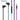 URIZONS Colorful Fun in-Ear Wired Earbuds Headphones - Braided Earphones with Microphone for Cell Phones MP3 Laptop Tablets Fabric Braided Headset for Students(7#)