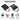 Desing Wish Headphone Storage Bag, 2 Pack Lightweight Headphone Carrying Pouches Headset Case Bag Travel Pouch for Headsets Overhead Headphones Neckband Earbuds (Large Black, Large Grey)