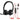Usb Headset With | Usb Headset With Microphone For Pc On Ear Computer Laptop Headphones With Noise Cancelling Mic In Line Control For Home Office Online Class Zoom Type C 3 5Mm Black