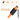 XPSGOLD Metal Detector Pinpointing,Waterproof Pinpointer 360 Degree Search Gold&Treasure Finder with Belt Holster &LED Indicator& Buzzer Vibration, for Adults and Kids (Orange)