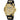 Guess Mens 48Mm | Guess Mens 48Mm Watch Black Strap Champagne Dial Gold Tone Case