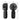 VanSmaGo Portable Mini 2-pack Handheld Personal Small Fan with 3-speed for Travel, USB Rechargeable Battery Operated Eyelash Fan, Black White