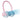 Zoy zoii Kids Portable Neck Fan, Wearable Personal Fan for Girls, Leafless USB Rechargeable 3 Speeds for Travel Outdoor Bow-Knot