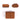 KBEAR Magnetic Closure iem Case, Travel in ear Monitor Case for IEM, Wired Earbuds, in-ear Headphones, Lightweight Storage Bag for kz zs10 pro, zs10 prox, zsn prox, castor, edx pro, ccz melody (Brown)